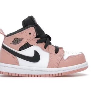 Jordan Kids' Sneakers - Black, White, and Pink